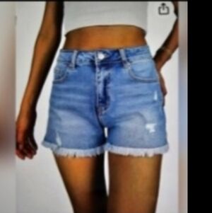 #838 Wild fable women's jeans shorts high-rise ripped denim shorts